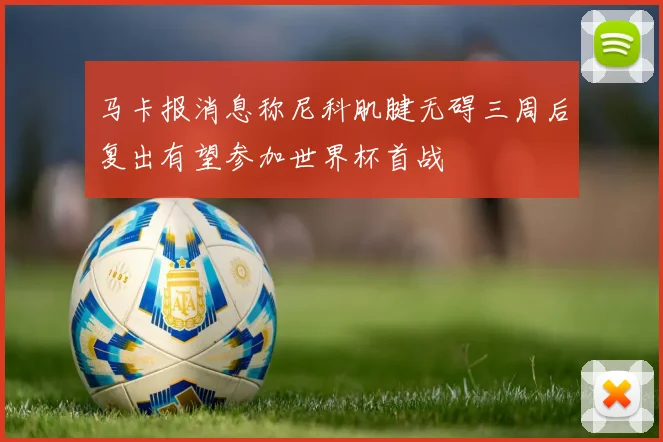 马卡报消息称尼科肌腱无碍三周后复出有望参加世界杯首战